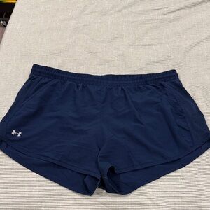 Under Armour Women's Dark Blue Athletic Shorts